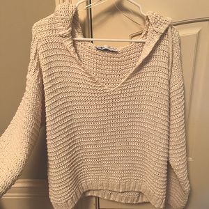 Zara knit hoodie